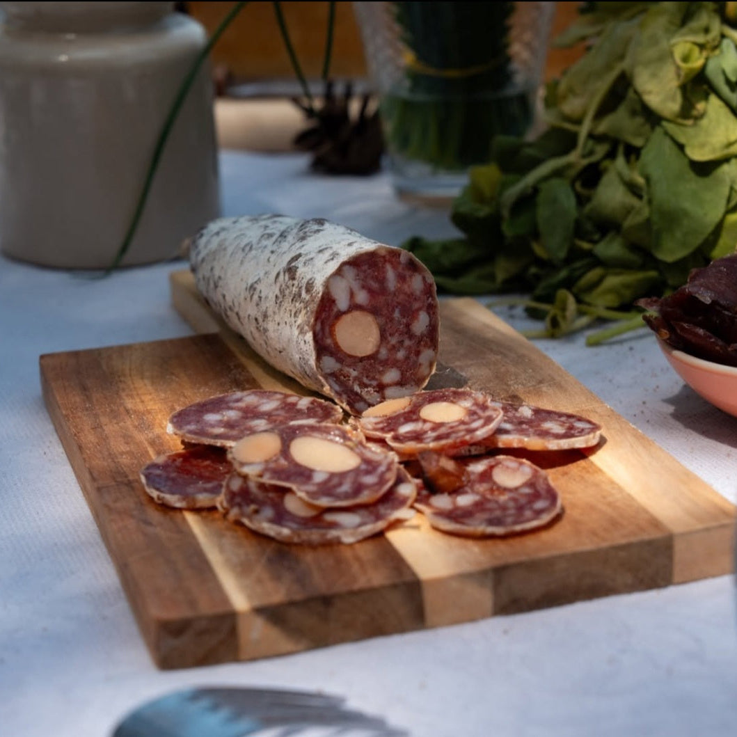 Saucisson Sec  à l'Amande boeuf et dinde  250g — Certifié Halal