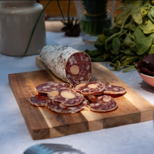 Saucisson Sec  à l'Amande boeuf et dinde  250g — Certifié Halal