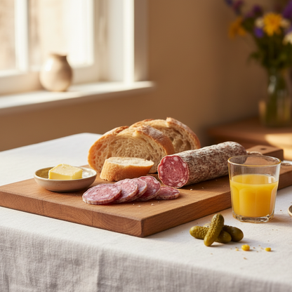 Saucisson Sec  Nature boeuf et dinde 250g — Certifié Halal