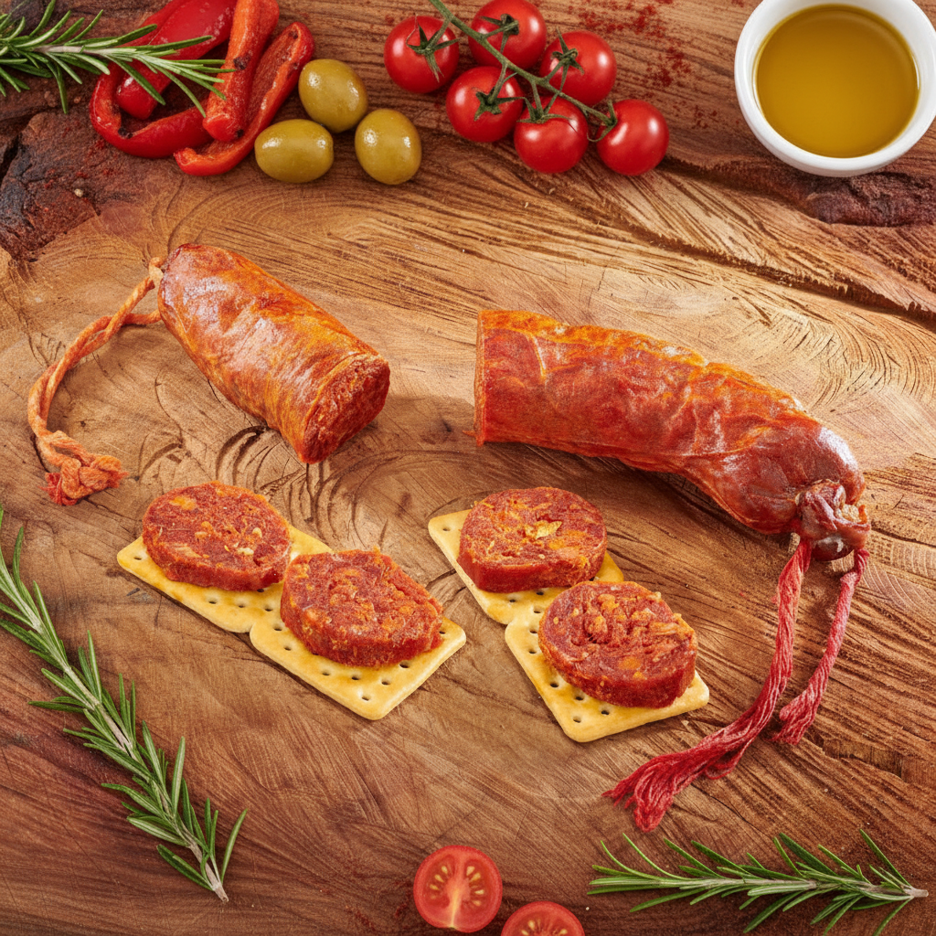 Soubressade Espagnole boeuf et poulet 300g — Certifiée Halal